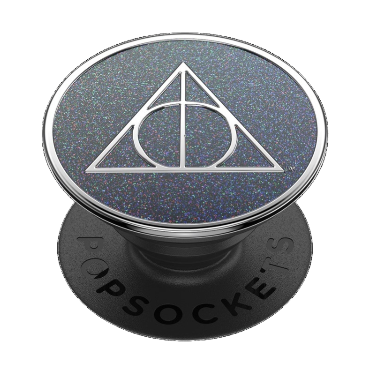 Suport Popsockets Enamel Glitter Deathly Hallows Harry Potter Sclipici - 1 | YEO